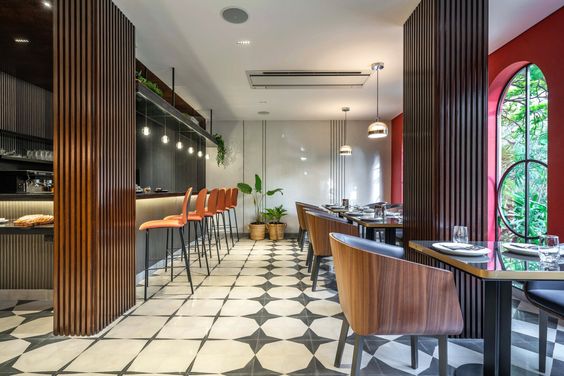 thiết kế nhà hàng phong cách Châu âu